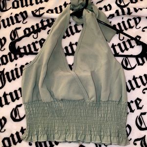 Green cute top